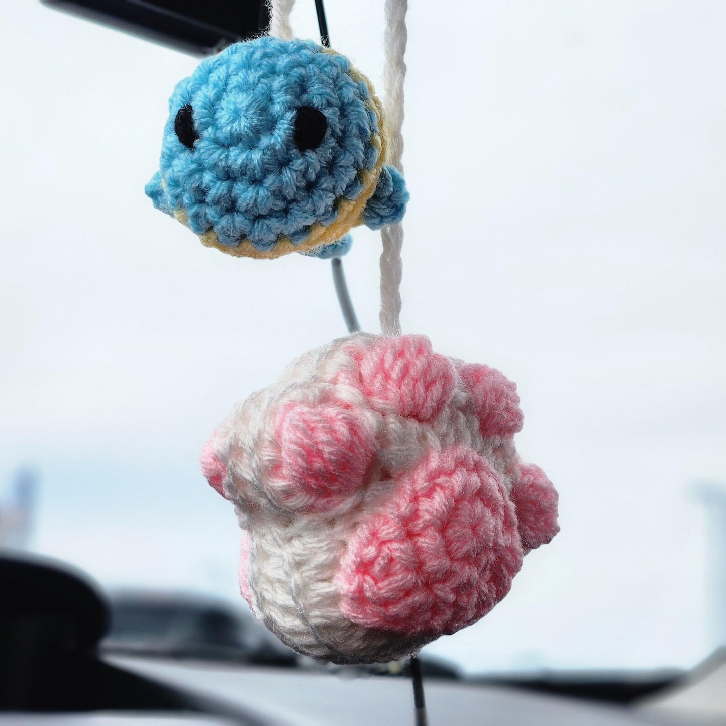 Cat Paw & Fish Car Hanger