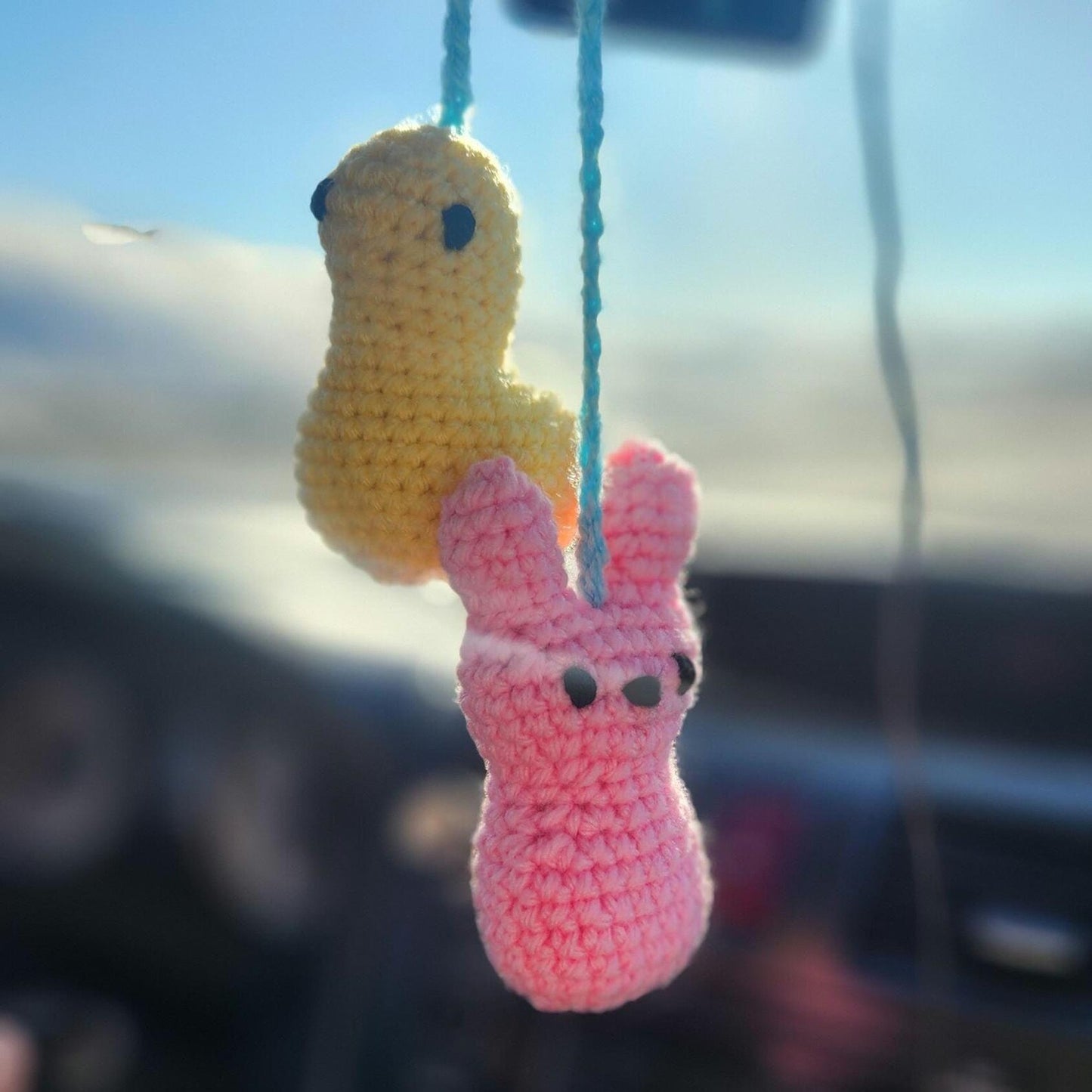 Easter Peeps Car Hanger