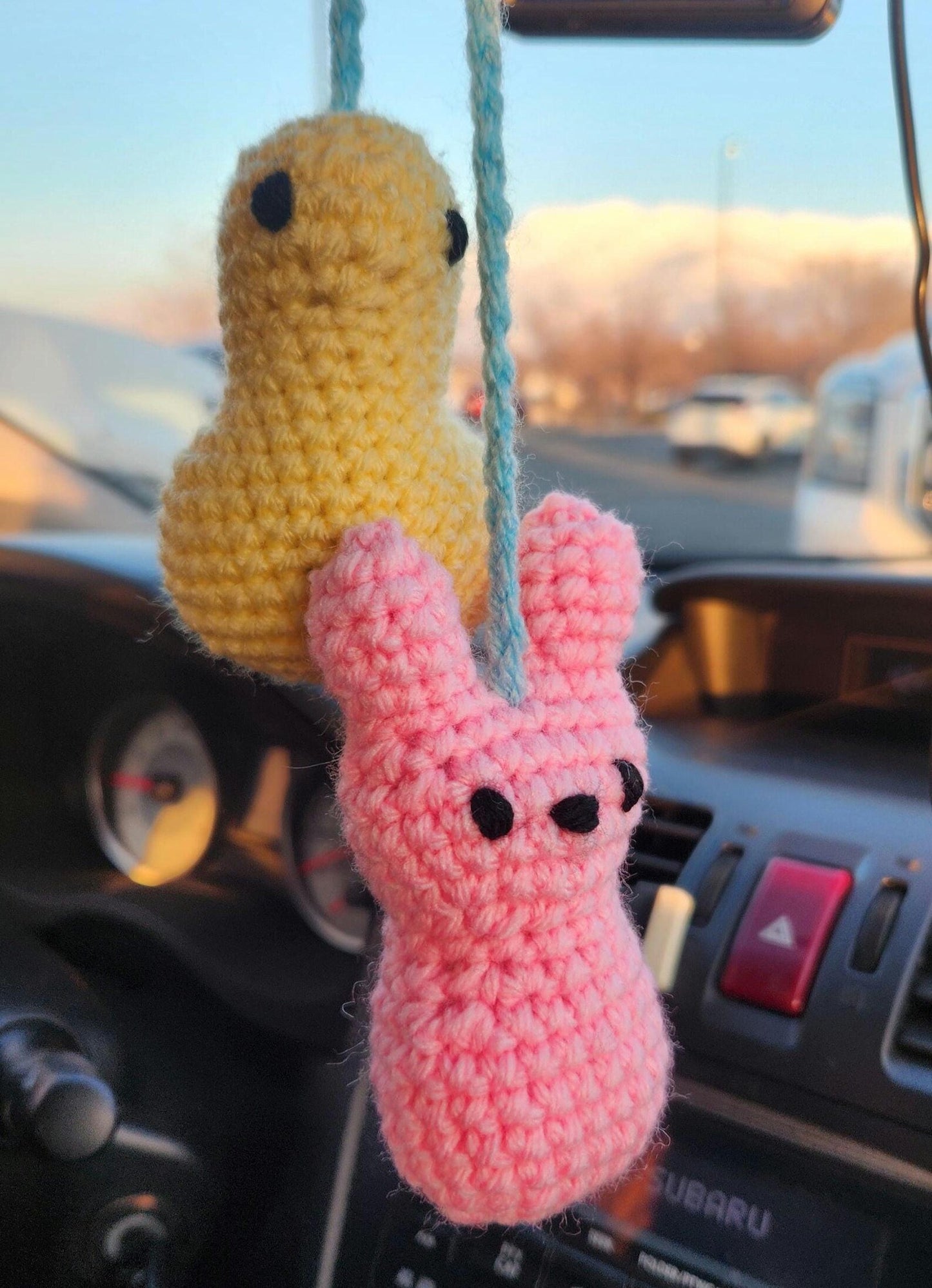 Easter Peeps Car Hanger