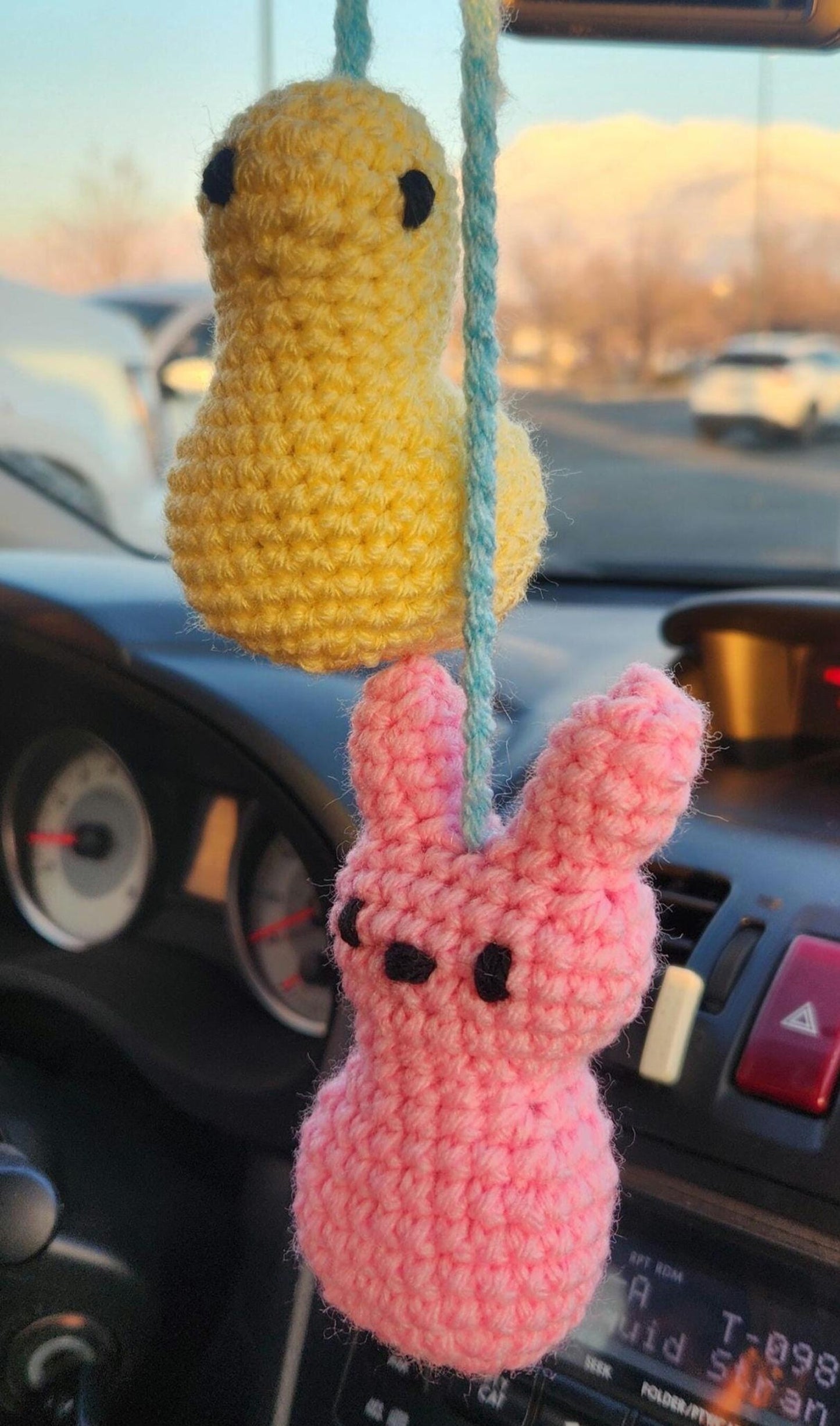 Easter Peeps Car Hanger