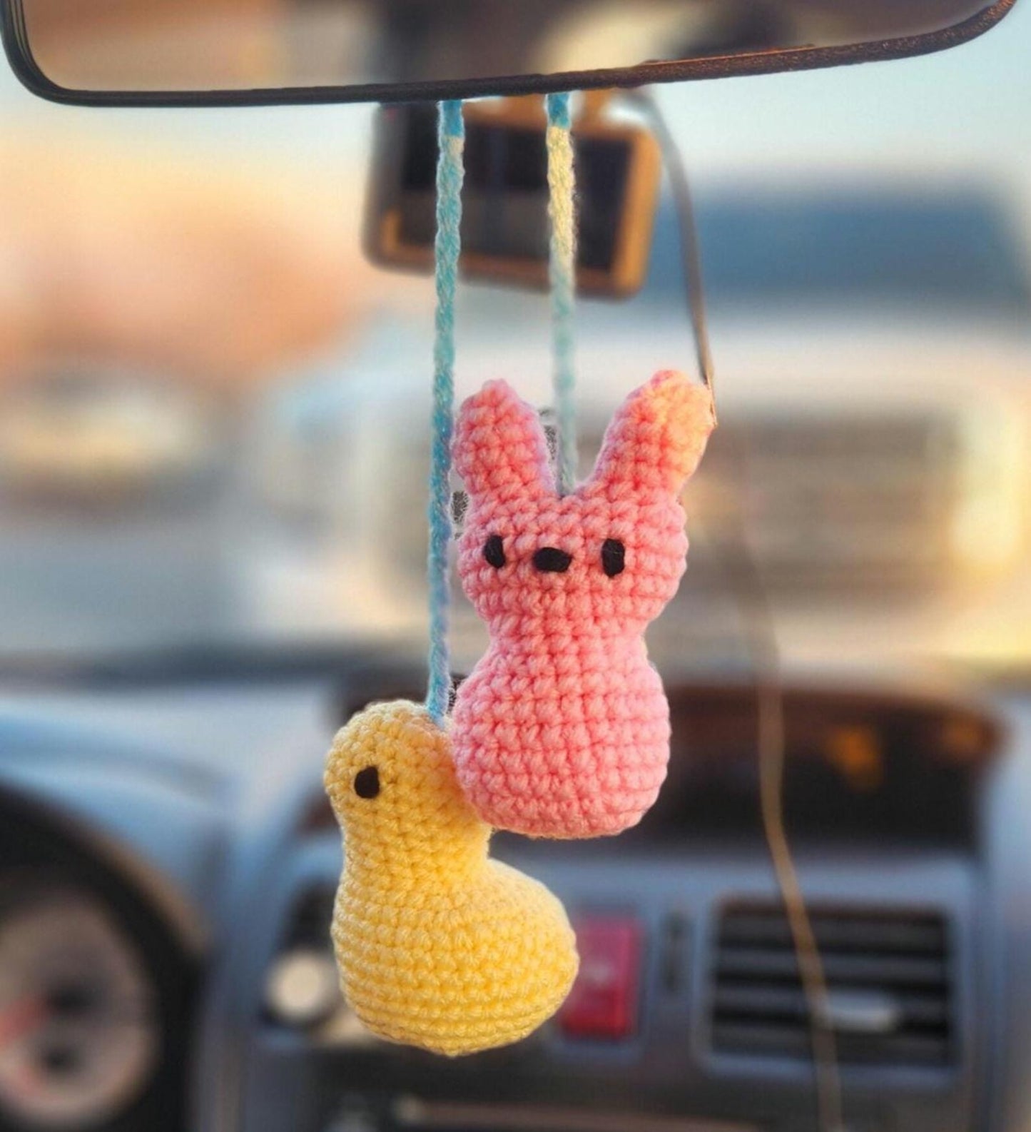 Easter Peeps Car Hanger
